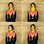 Kufiya - colorful-multicoloured 30 - Shemagh - Arafat scarf