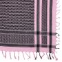 Kufiya - pink - black - Shemagh - Arafat scarf