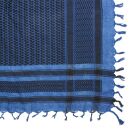 Kufiya - blue-ultramarine - black - Shemagh - Arafat scarf