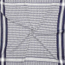 Kufiya - blue-navy - white - Shemagh - Arafat scarf