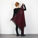 Kufiya - black - red-bordeaux - Shemagh - Arafat scarf