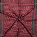 Kufiya - black - red-bordeaux - Shemagh - Arafat scarf