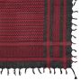 Kufiya - black - red-bordeaux - Shemagh - Arafat scarf