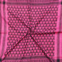 Kufiya - Hearts pink - black - Shemagh - Arafat scarf